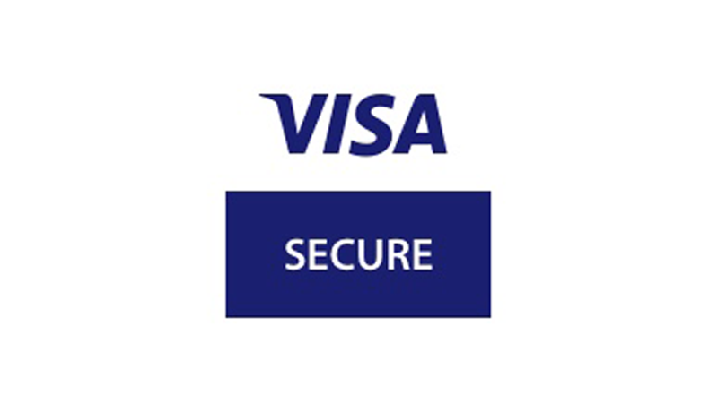 Logo for the Visa Secure pay programme that ensures safe online shopping