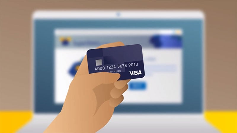 Visa Credit Card For Secure Online Shopping Visa